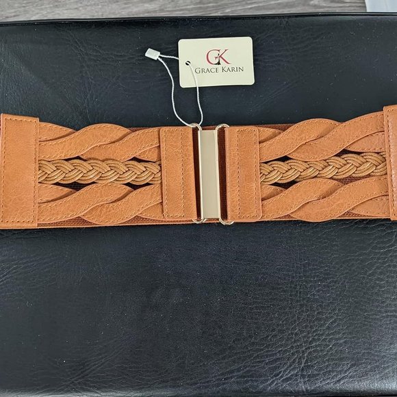 Women\'s Elastic Vintage Stretchy Retro Wide Waist Cinch Belt main image 14